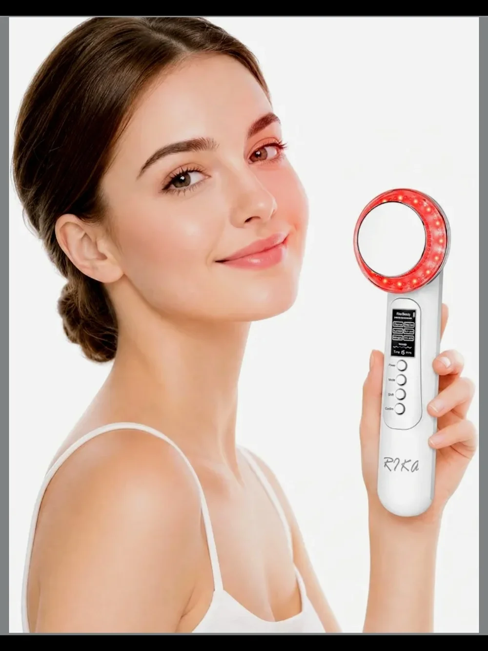 Rika LED facial massager Photo LED light therapy Facial Massager